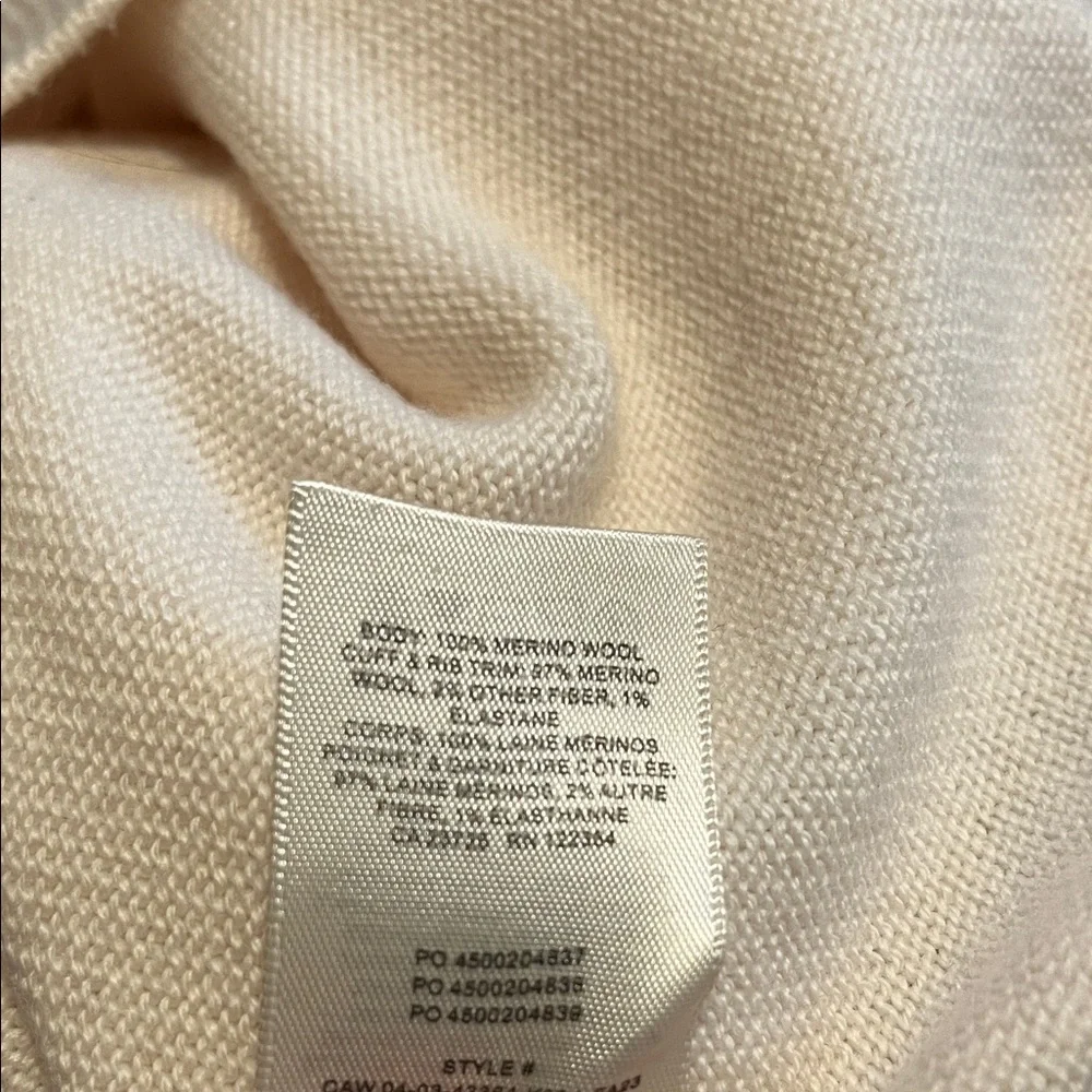 Aritzia Ginny Polo Sweater - Ivory/Cream - Picture 9 of 9